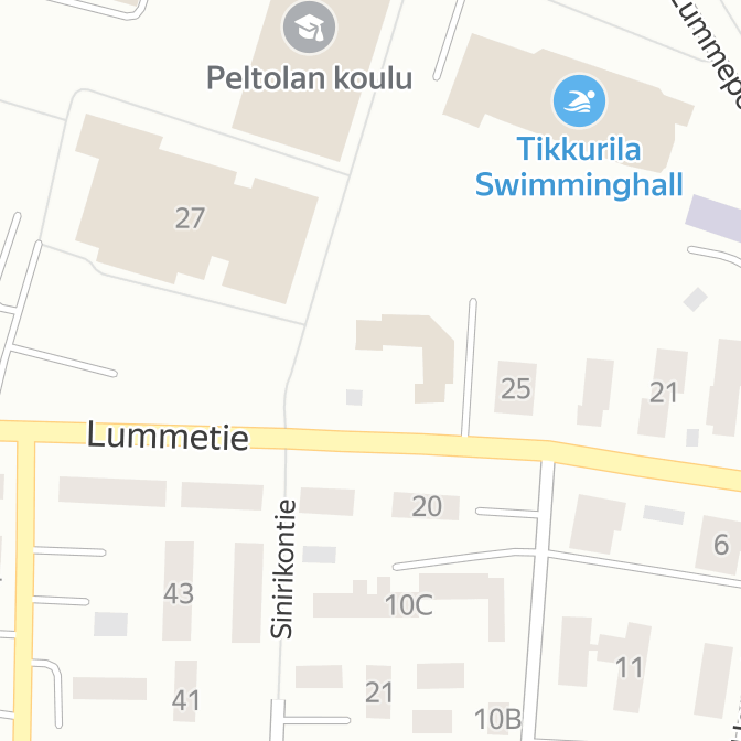 Public transport stop: Tikkurilan jäähalli, Vantaa. Transport: bus — Yandex  Maps