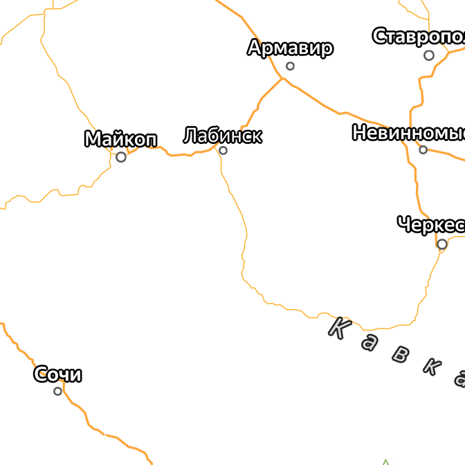 Гибридная Карта Абхазии — Яндекс Карты