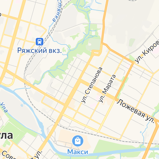 Трамвай 12 в Туле: маршрут, остановки — Яндекс Карты