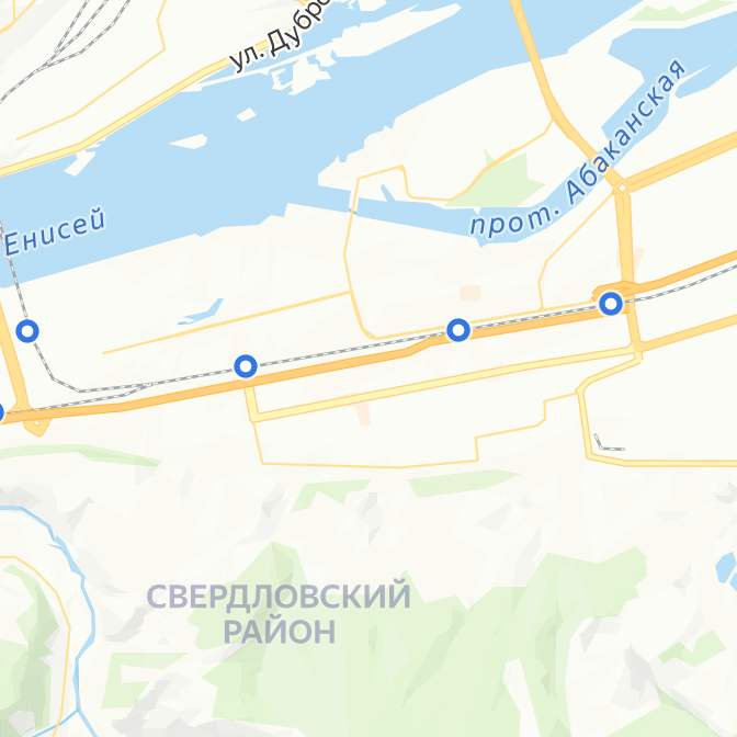 Общественный транспорт Красноярска на карте - Яндекс Карты
