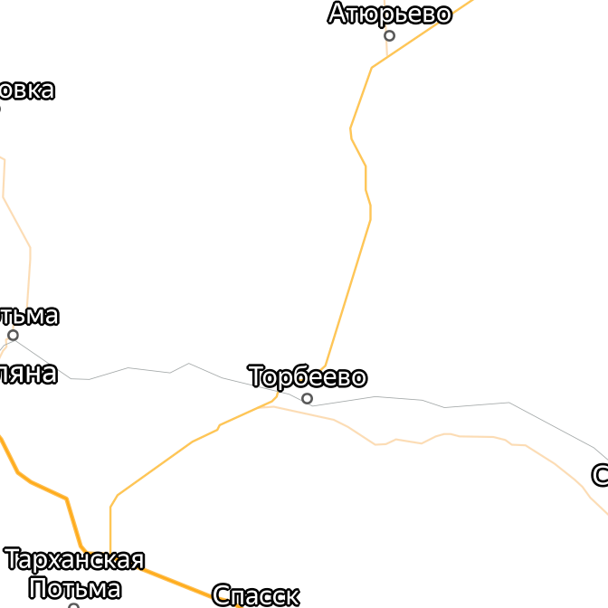 Гибридная карта Темниковского района — Яндекс Карты